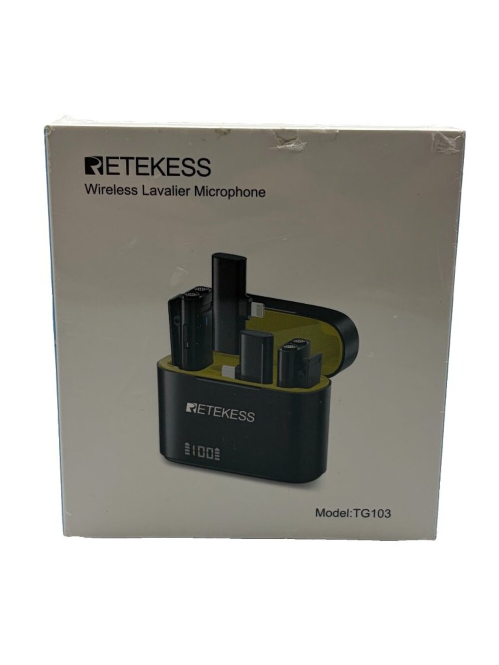 RETEKESS TG103 Portable Wireless Lavalier Microphone Set For Live Broadcasts